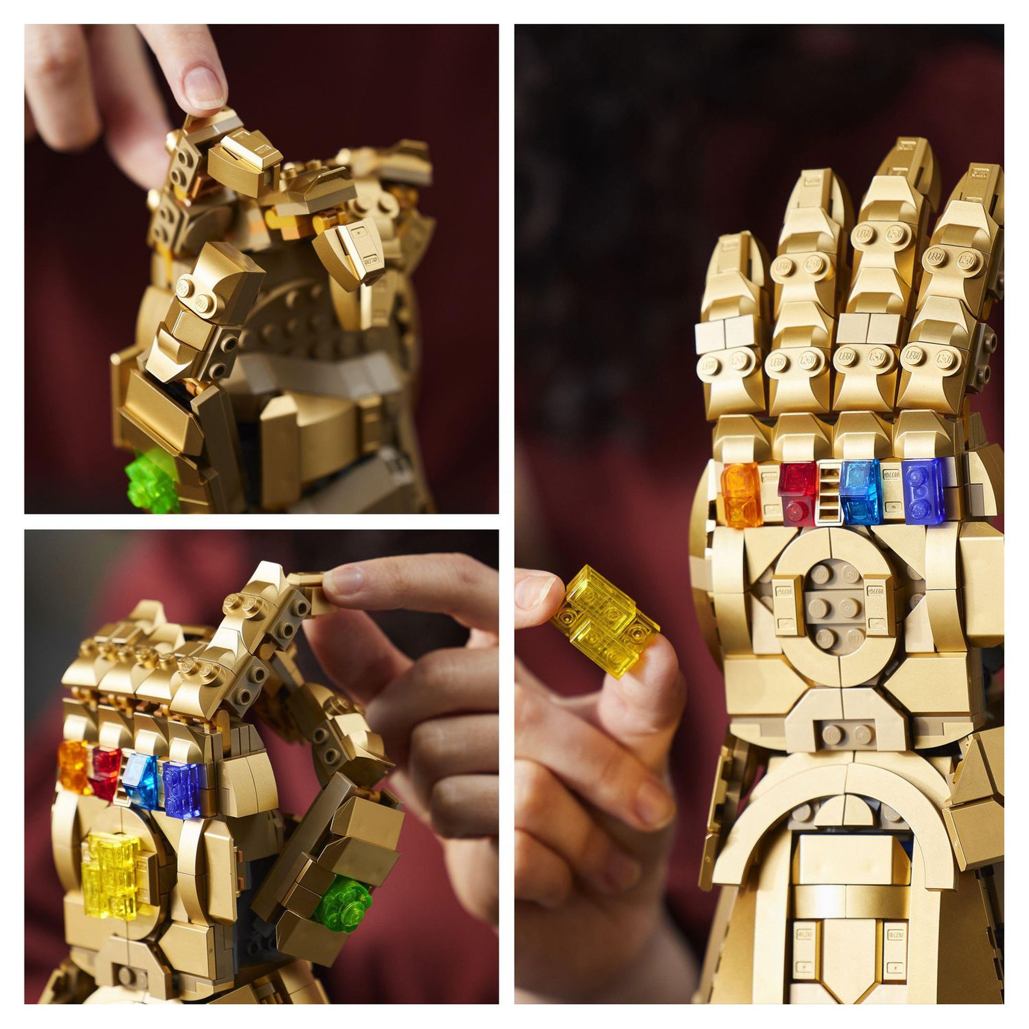 Voir la diapositive 4 : LEGO Marvel 76191 - Le Gant de l&rsquo;infini, Thanos, pour Adultes
