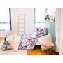 Voir la diapositive 4 : Home collection Parure housse de couette coton bio 57fils/cm-flore