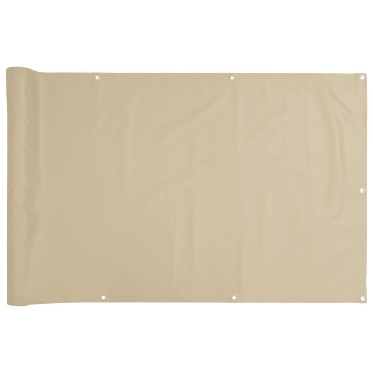 VIDAXL Ecran de balcon Beige 120x500 cm Tissu Oxford