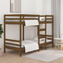 Voir la diapositive 1 : VIDAXL Lit superpose sans matelas marron miel 90x200 cm pin massif