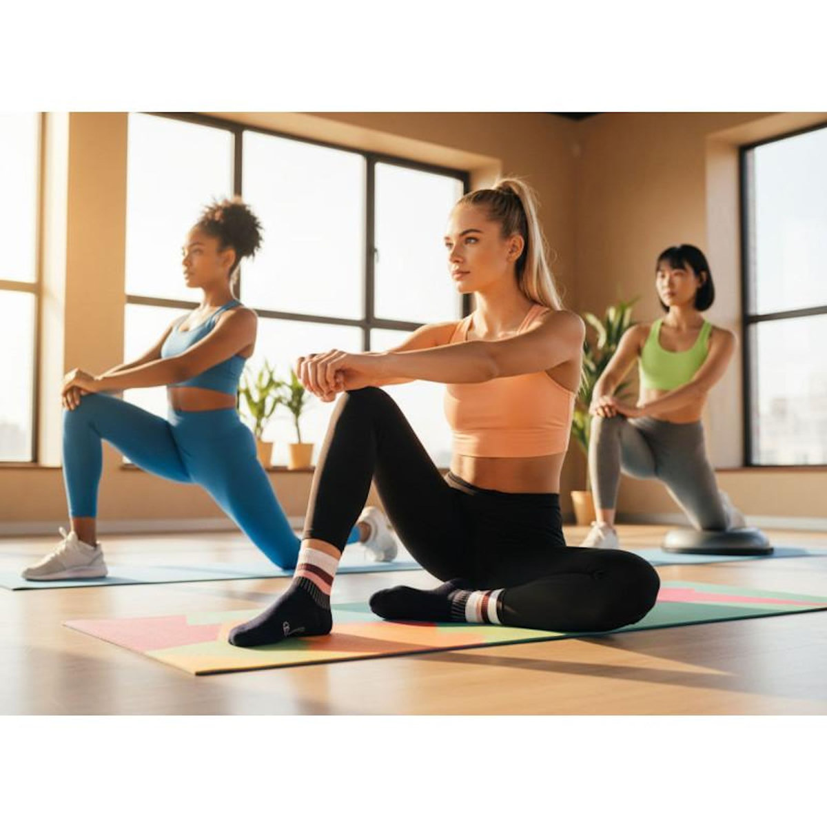 SERGIO TACCHINI Sergio Tacchini Pack Chaussettes courtes Fille Quarter – Lot de 6