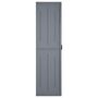 Voir la diapositive 3 : VIDAXL Armoire de rangement de jardin gris 65x45x172 cm PP rotin