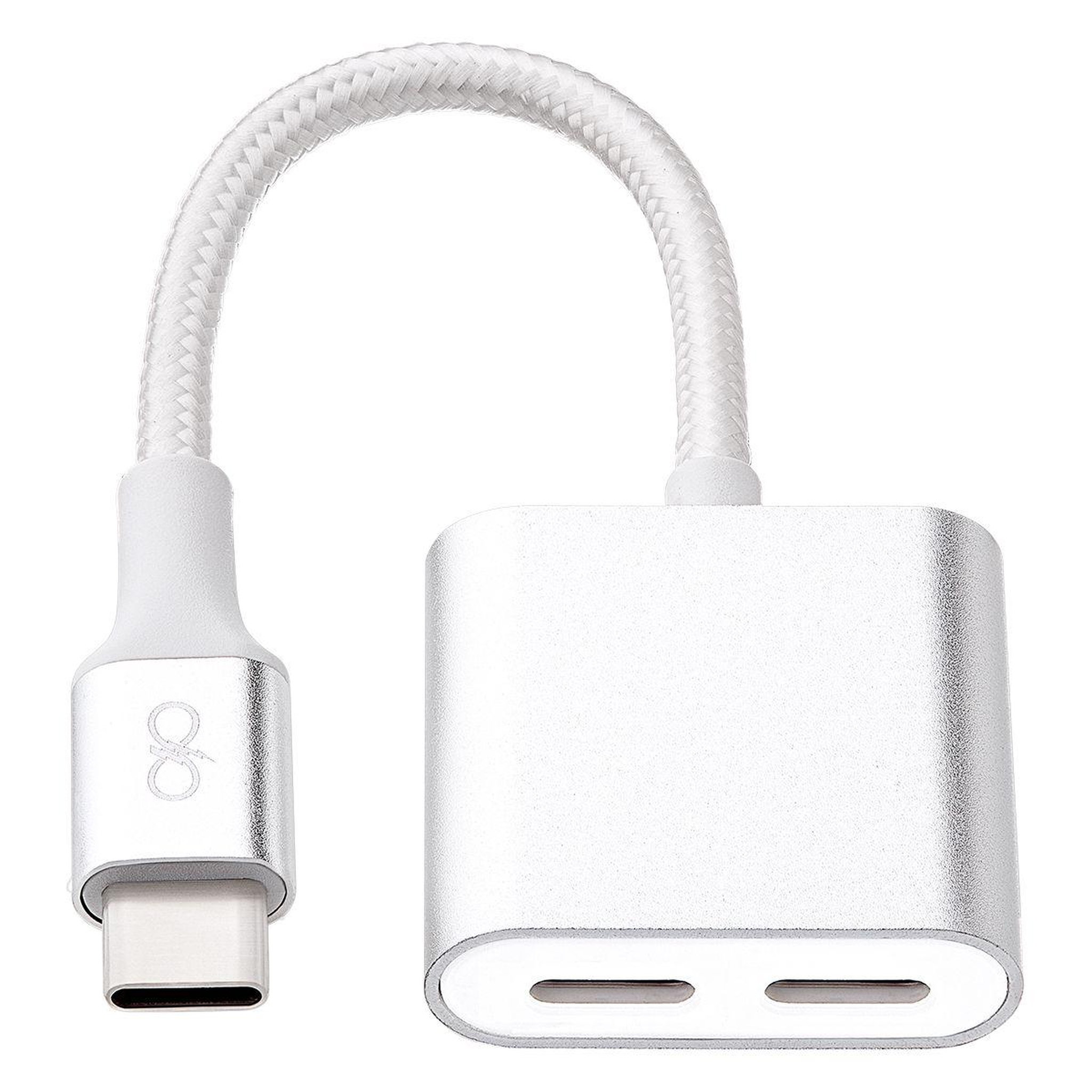 Voir la diapositive 2 : FORCE POWER Adaptateur usb c usb-c/usb c+c 100w renforcé