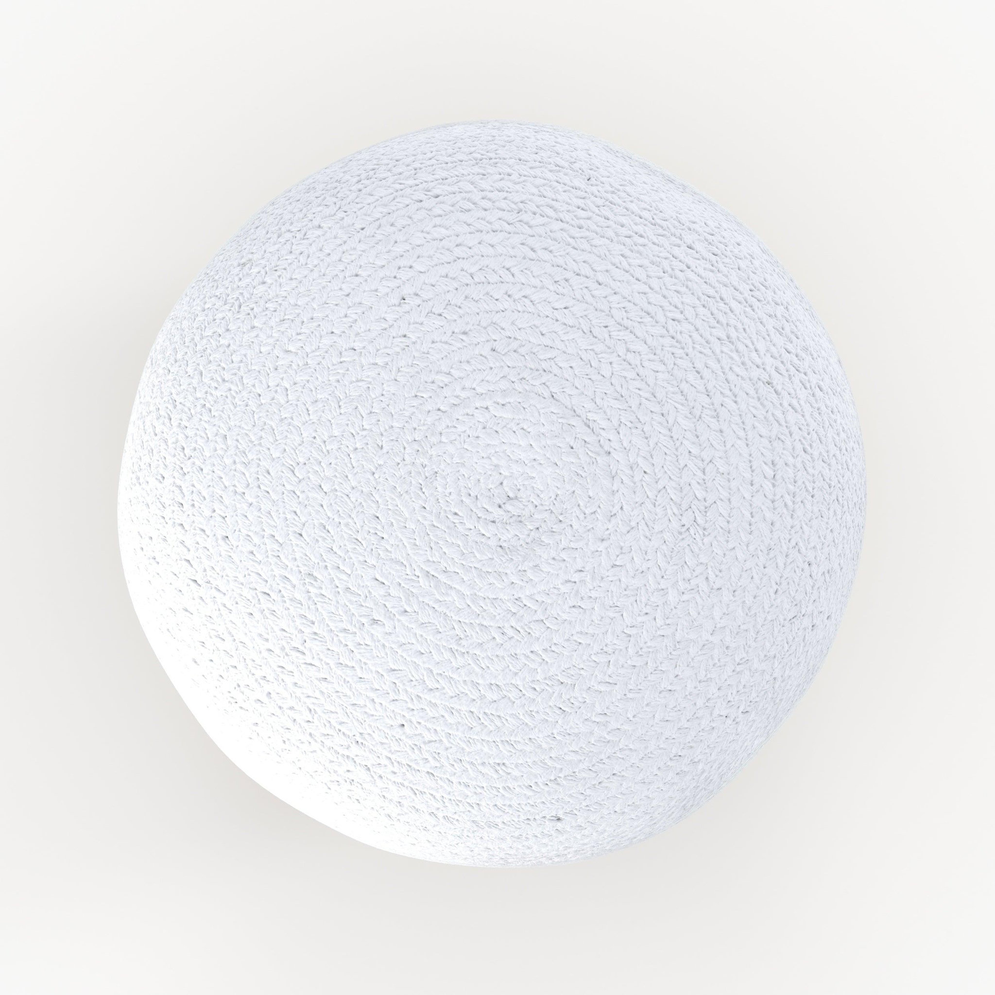 Voir la diapositive 3 : MAISON PAVANE Pouf rond en jute et blanc d40 cm-billy
