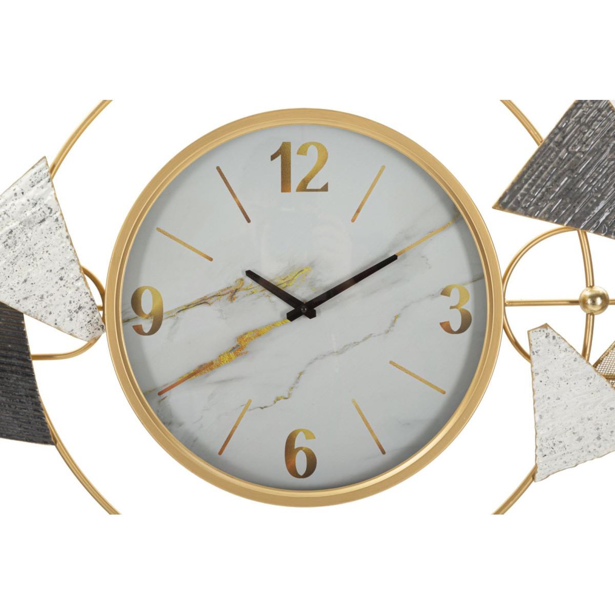 Voir la diapositive 2 : Paris Prix Horloge murale design  amy  120cm or