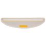 Voir la diapositive 4 : VIDAXL Tapis d'escalier 30 pcs blanc 56x17x3 cm