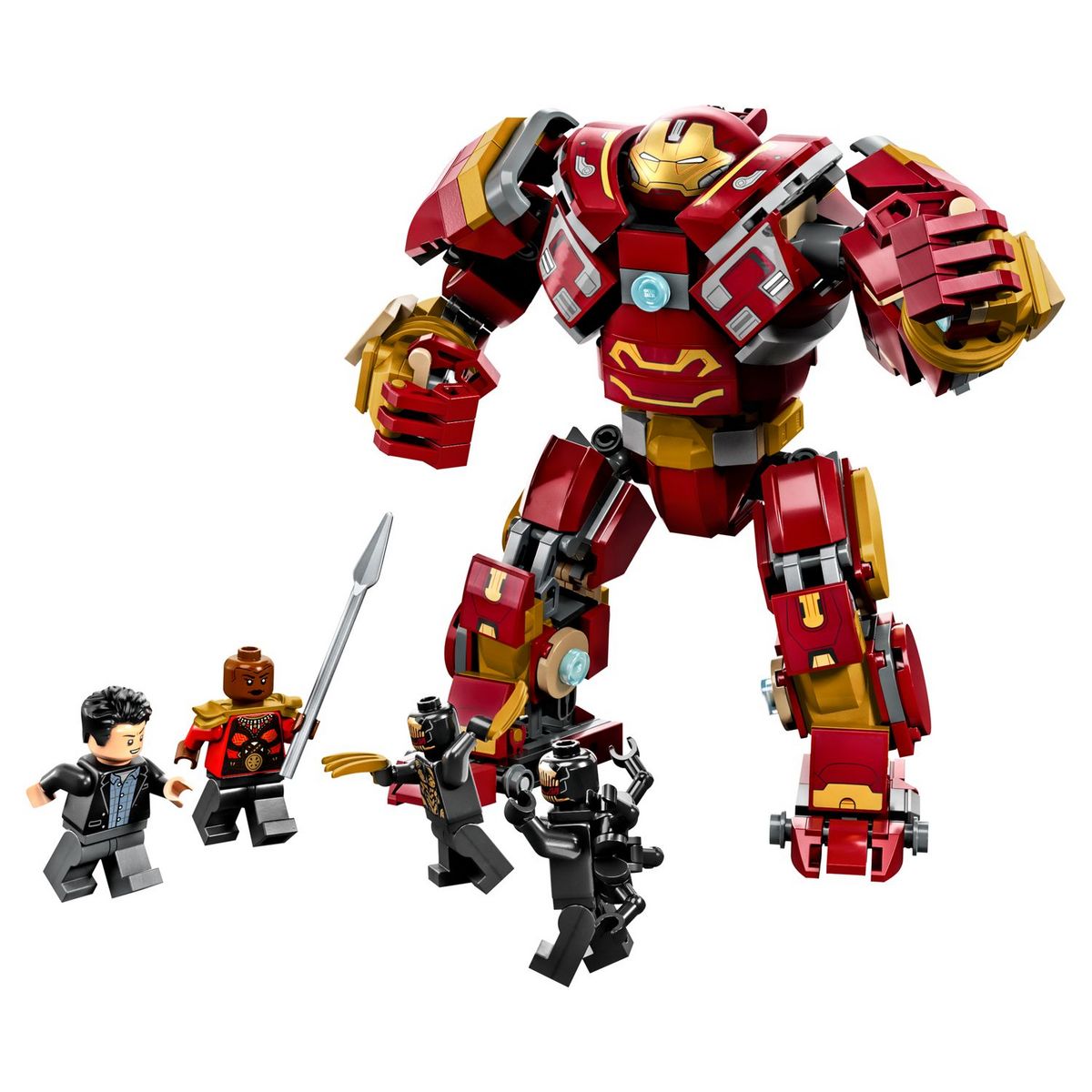 LEGO Marvel Super Heros 76247 Hulkbuster : La bataille du Wakand, Figurine, Jouet à Construire avec Minifigurine Hulk Bruce Banner, Avengers : Infinity War