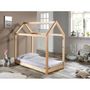 Voir la diapositive 4 : Paris Prix Lit Enfant Design  Cabane  70x140cm Naturel