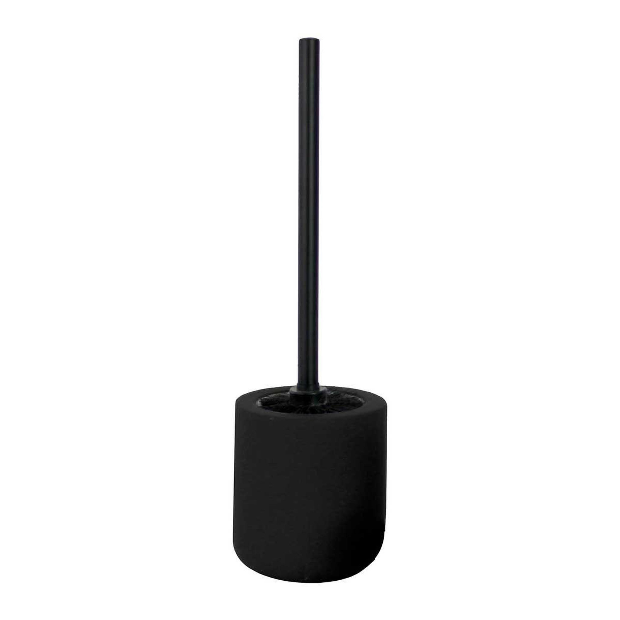 Douceur d'Intérieur Brosse wc unie soft touch  mambo  38cm noir