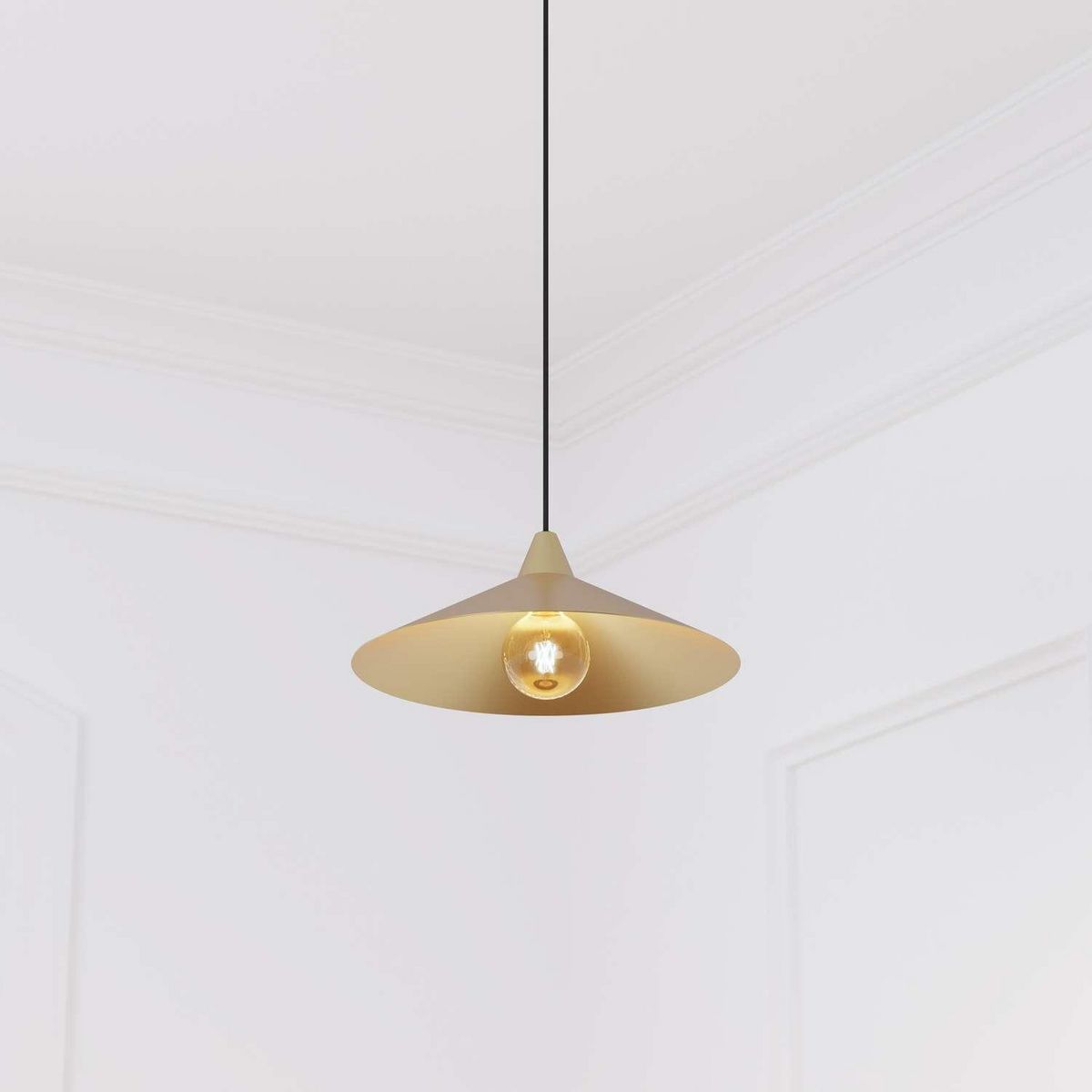 ATMOSPHERA Suspension en métal MILAN - Diam 38 cm - Or