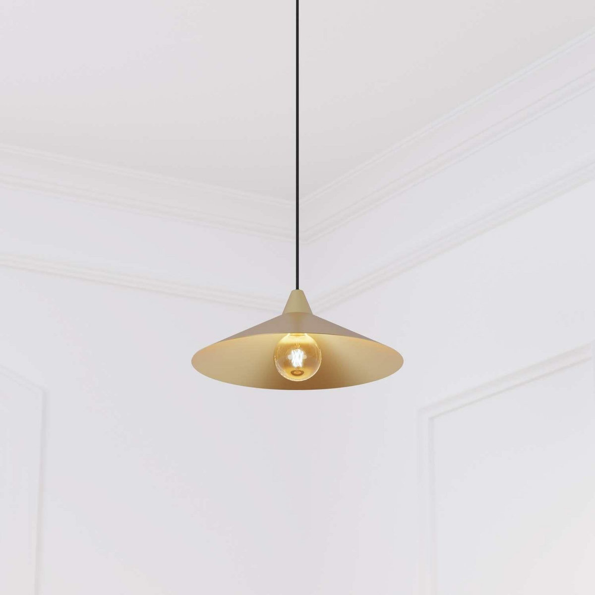 ATMOSPHERA Suspension en métal MILAN - Diam 38 cm - Or