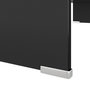 Voir la diapositive 5 : VIDAXL Meuble TV/support pour moniteur 80x30x13 cm verre noir