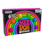 BIGJIGS Petite balle anti stress - Arc en ciel