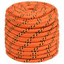 Voir la diapositive 2 : VIDAXL Corde de bateau Orange 16 mm 50 m Polypropylene