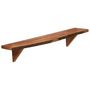 Voir la diapositive 2 : VIDAXL Etageres murales 2 pcs 90x20x18 cm Bois d'acacia massif
