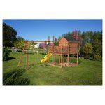 Soulet Aire de jeux avec cabane et toboggan - BOIS -  H2,71 m- TENERIFE 