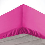 Paris Prix Drap Housse  Lina  90x190cm Bois de Rose