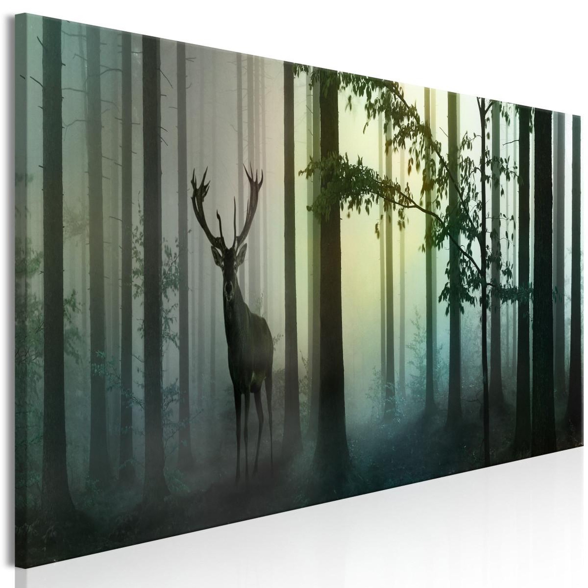 Voir la diapositive 1 : Paris Prix Tableau Imprimé  Morning Narrow Green