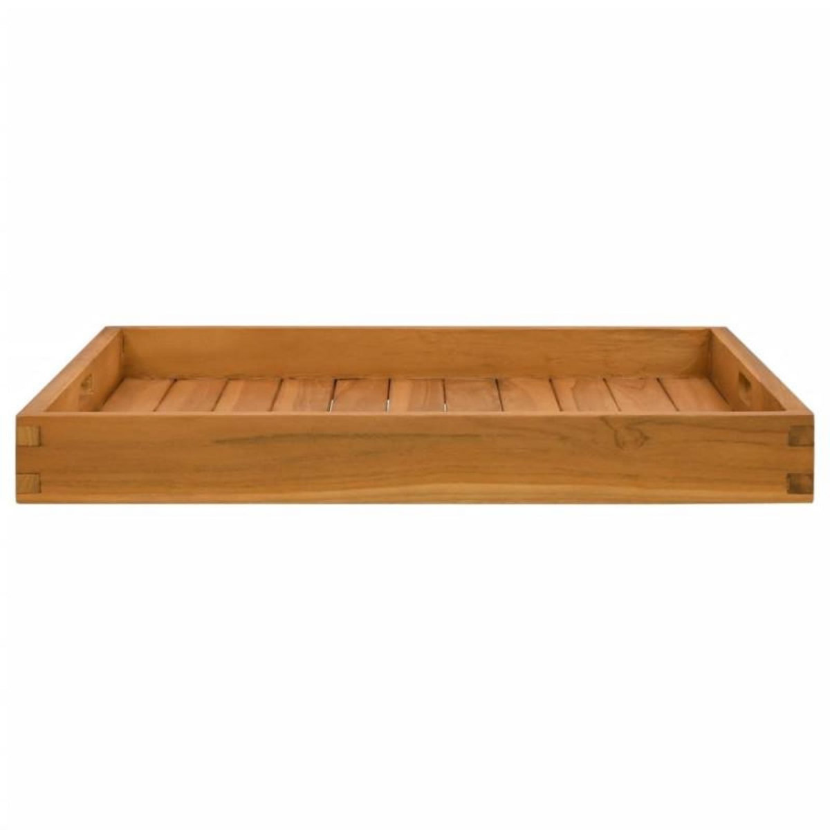 VIDAXL Plateau de service 60x60 cm Bois de teck massif