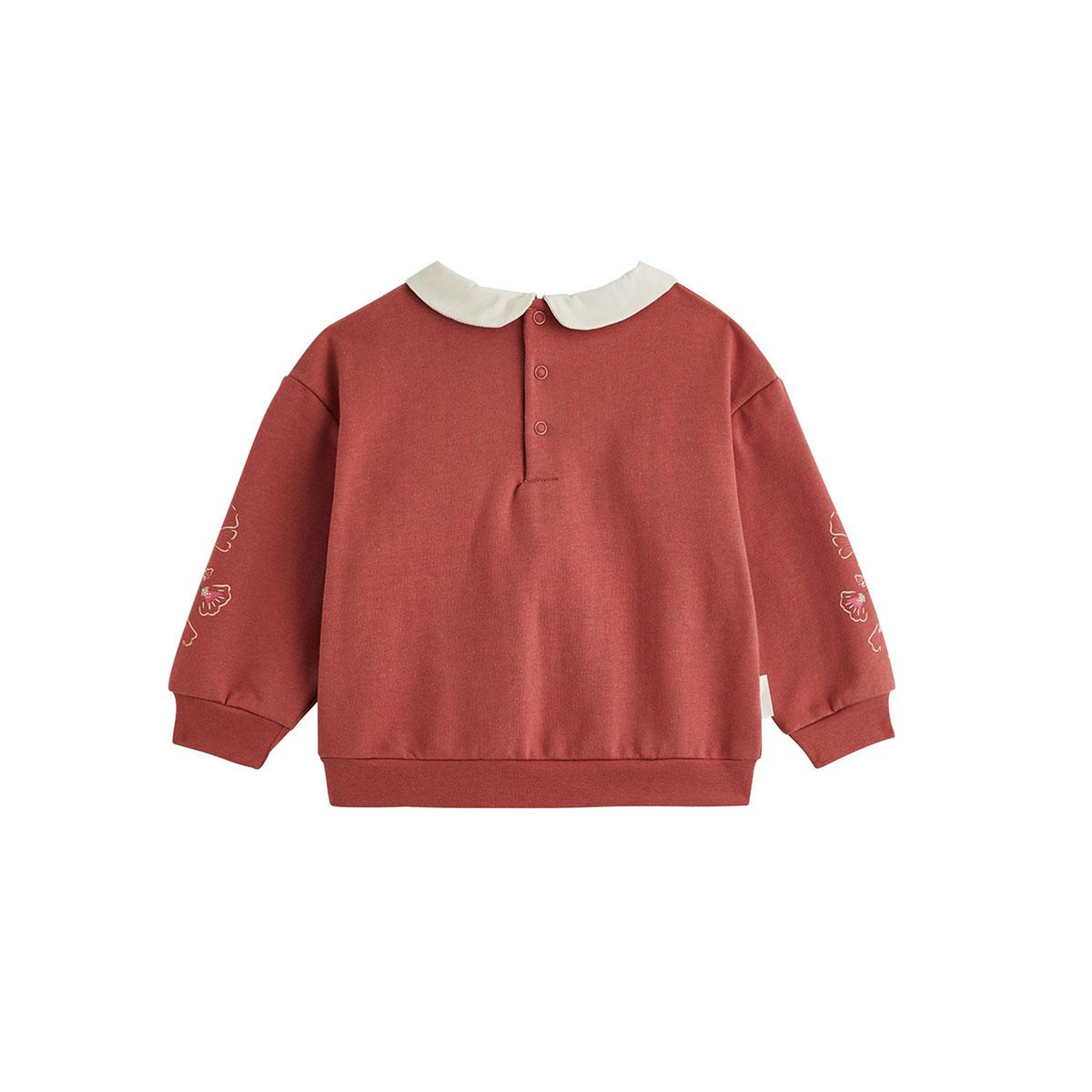 Voir la diapositive 2 : PETIT BEGUIN Sweat-shirt bébé en molleton léa