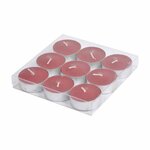 Paris Prix Lot de 9 Bougies Parfumées Chauffe-Plat  Gaïa  3cm Fruits Rouges