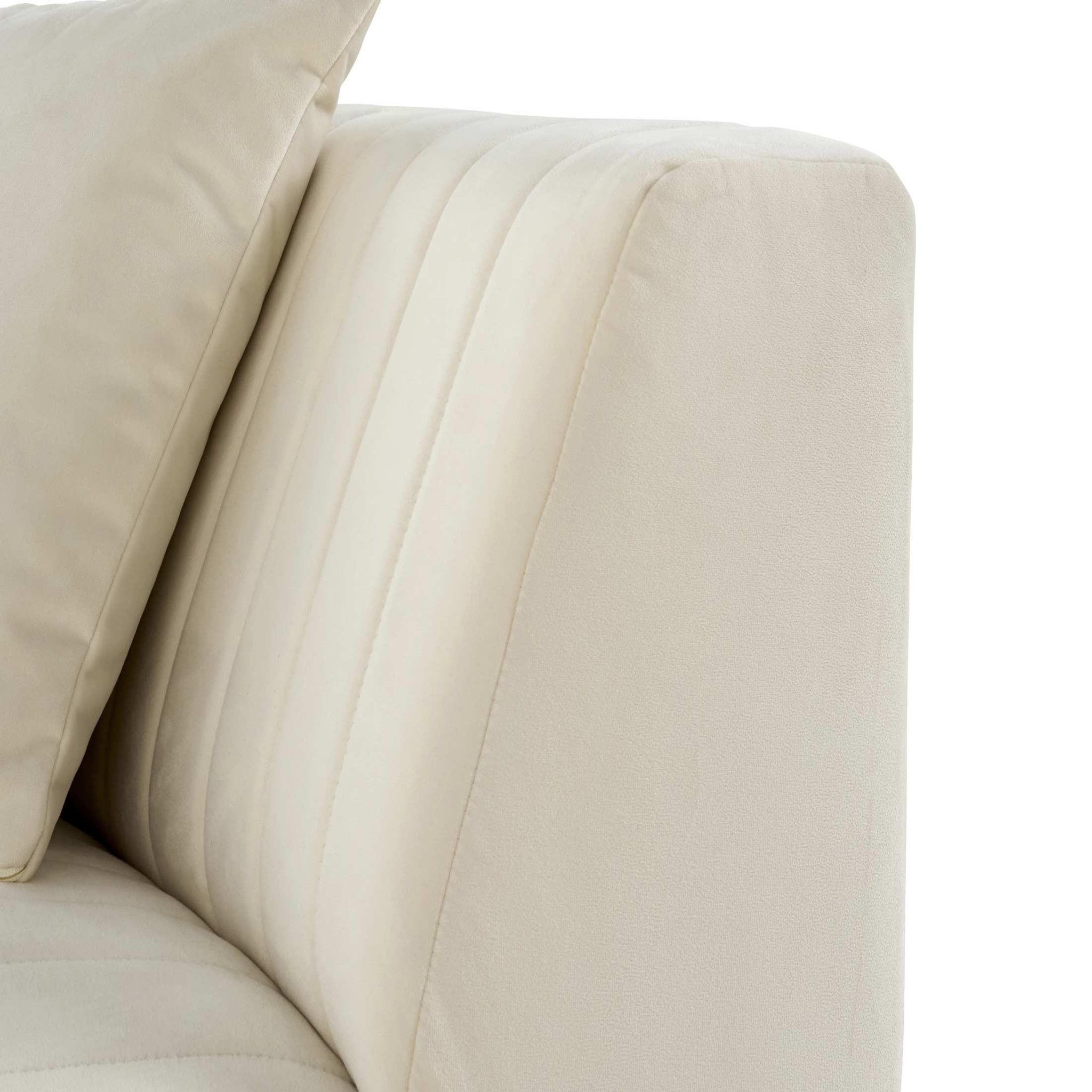 Voir la diapositive 5 : LISA DESIGN Nova - module d'assise d'angle réversible - en velours
