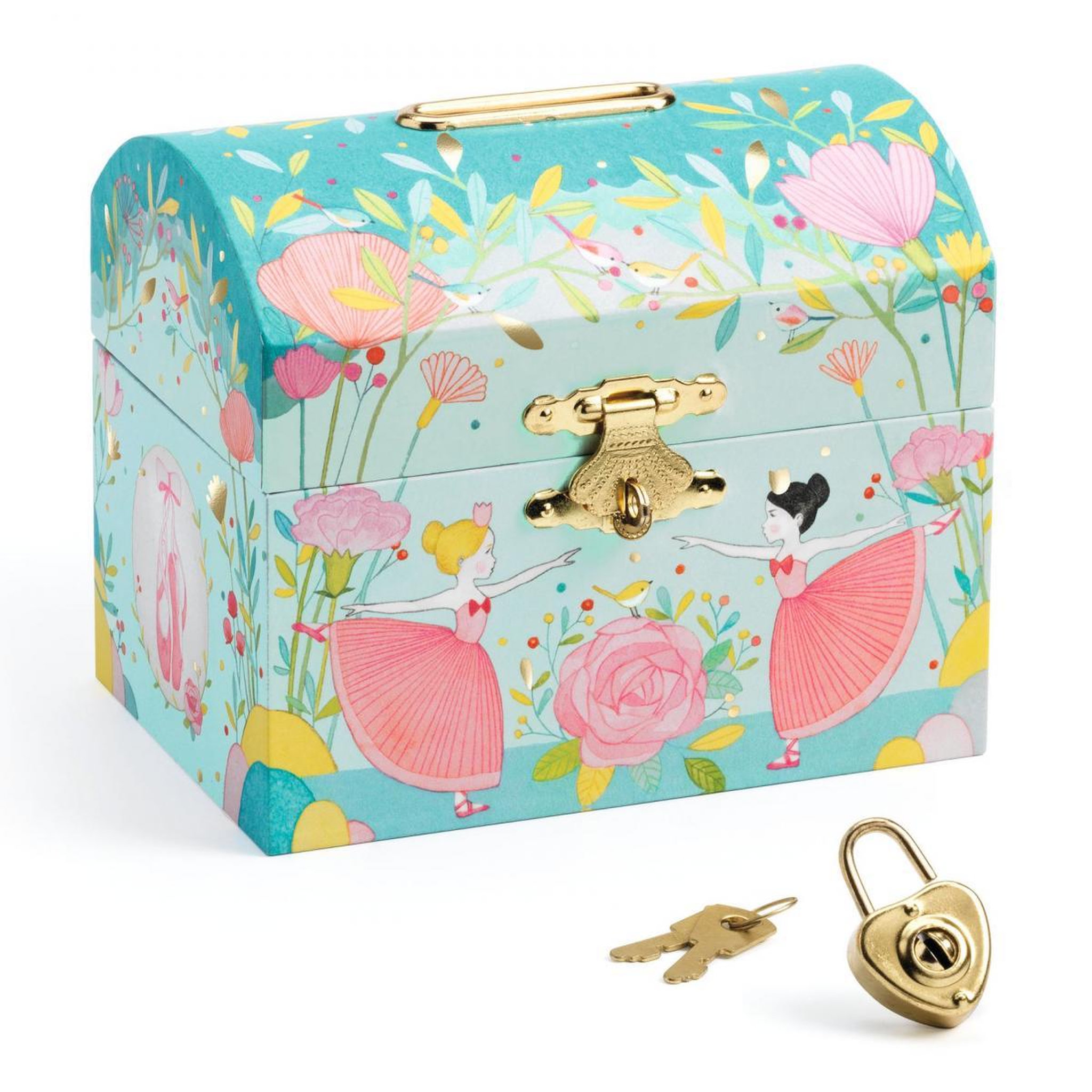Djeco Tirelire coffret fort ballerine