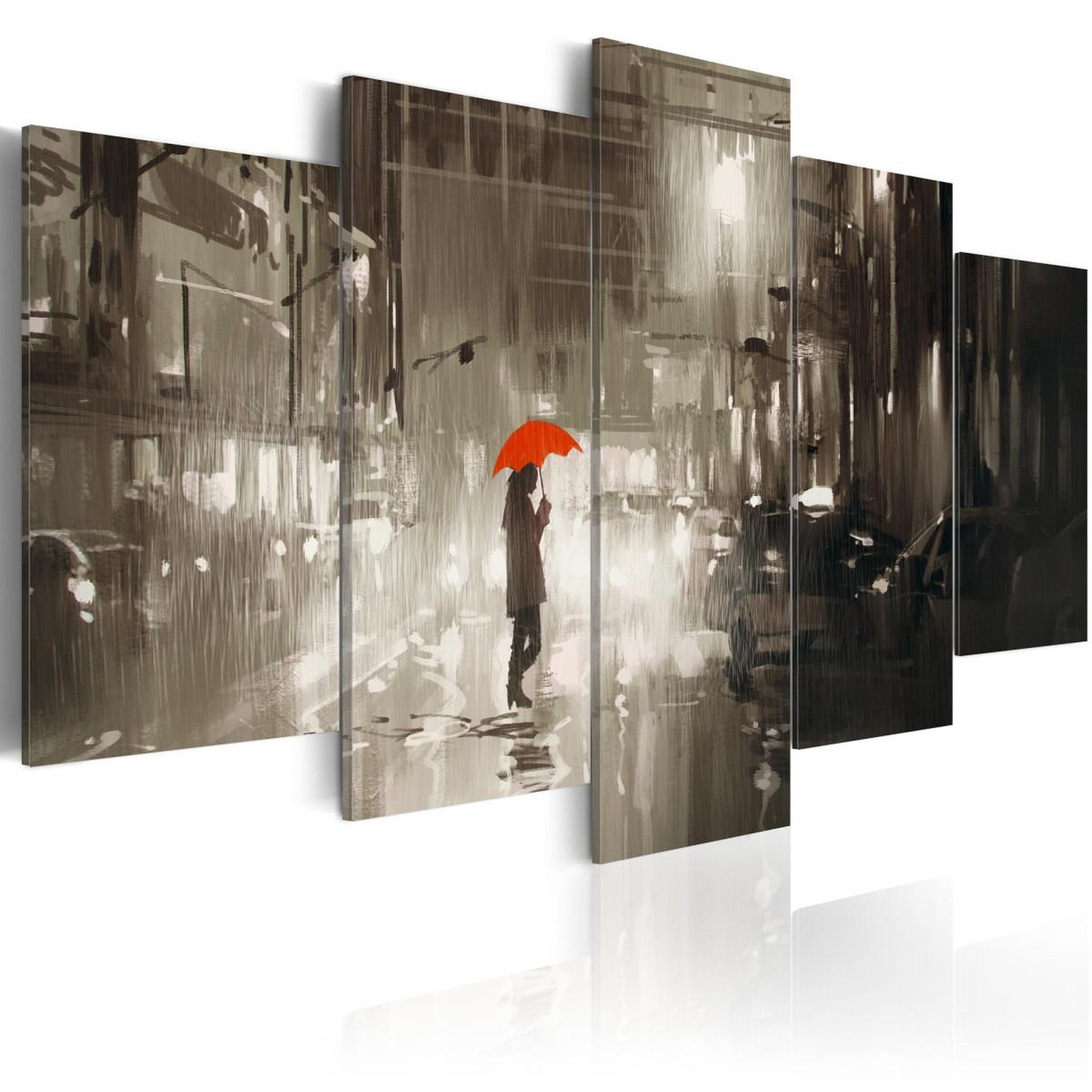 Voir la diapositive 1 : Paris Prix Tableau Imprimé  Rain City