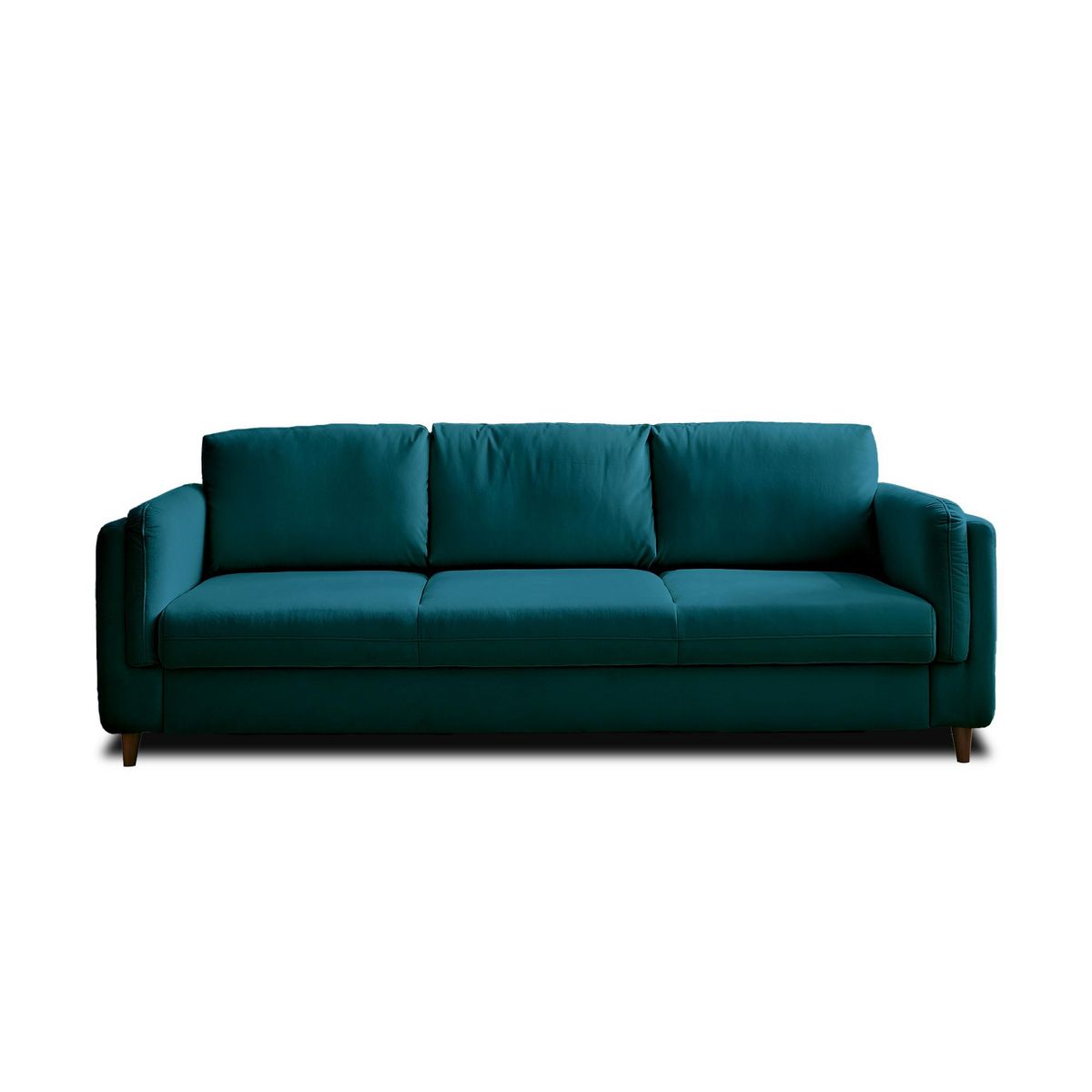 LISA DESIGN Brooke - canapé 3 places - convertible - en velours