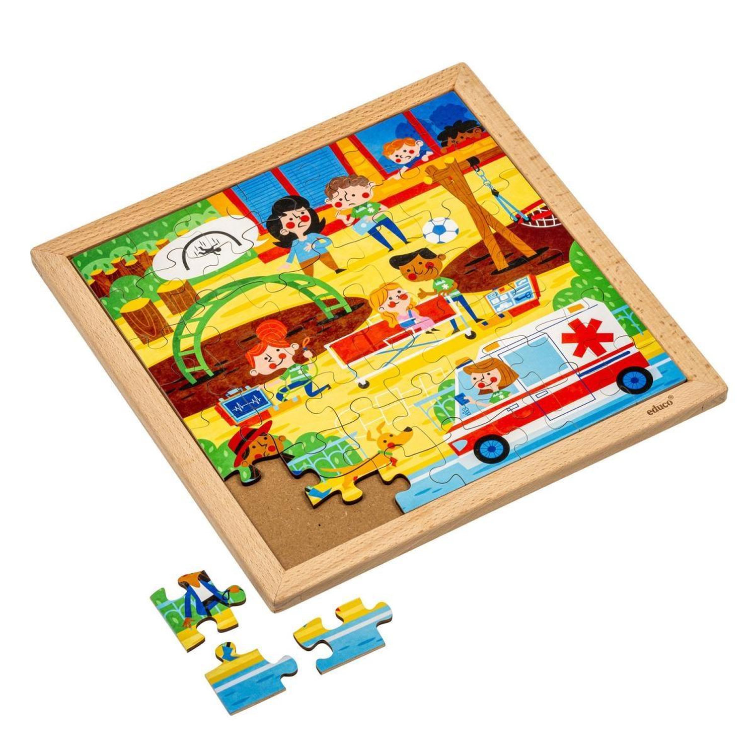 Puzzle Educo Actie 49 Pièces - vue 2