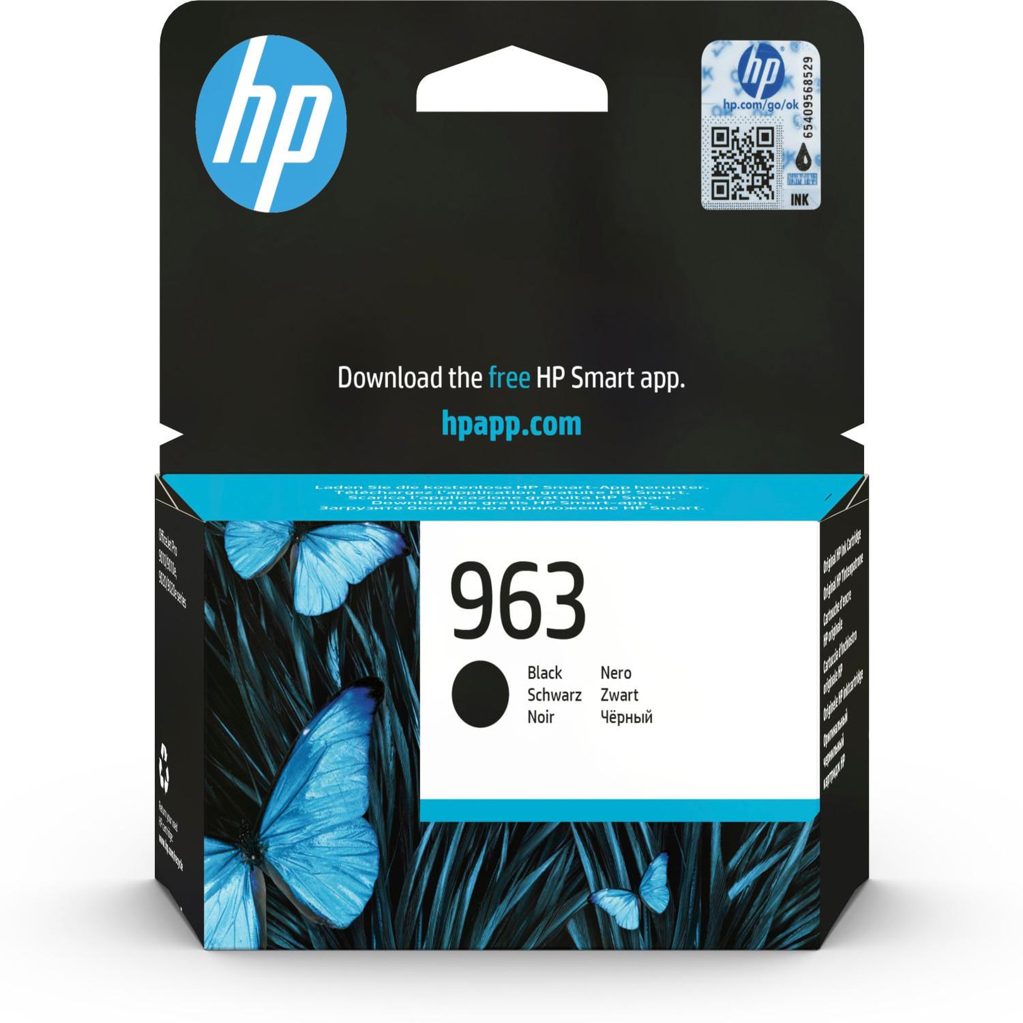 Voir la diapositive 2 : HP Cartouche d'encre HP 963 - Noir - Original - 24,09 ml