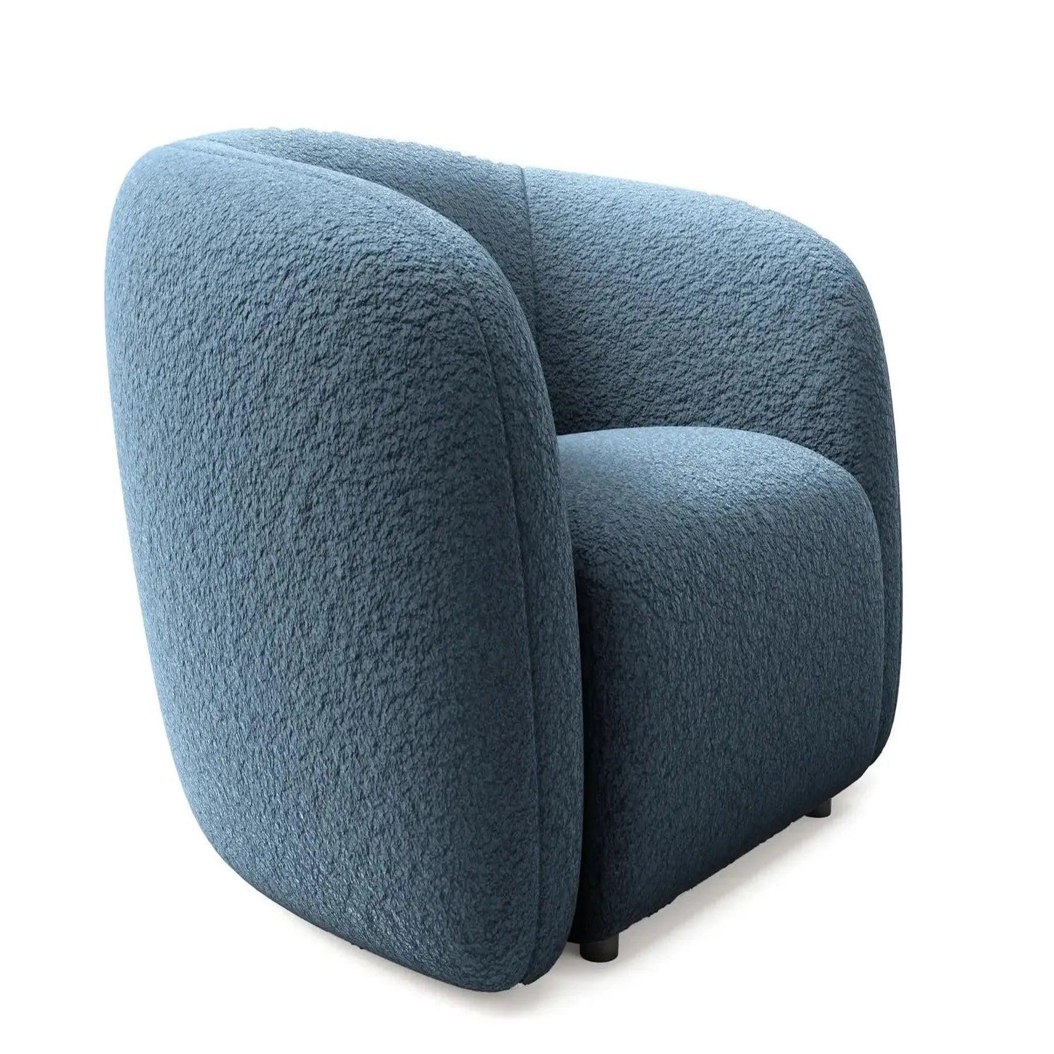 Voir la diapositive 2 : CASANOVA PARIS Bahia - fauteuil tissu bouclette