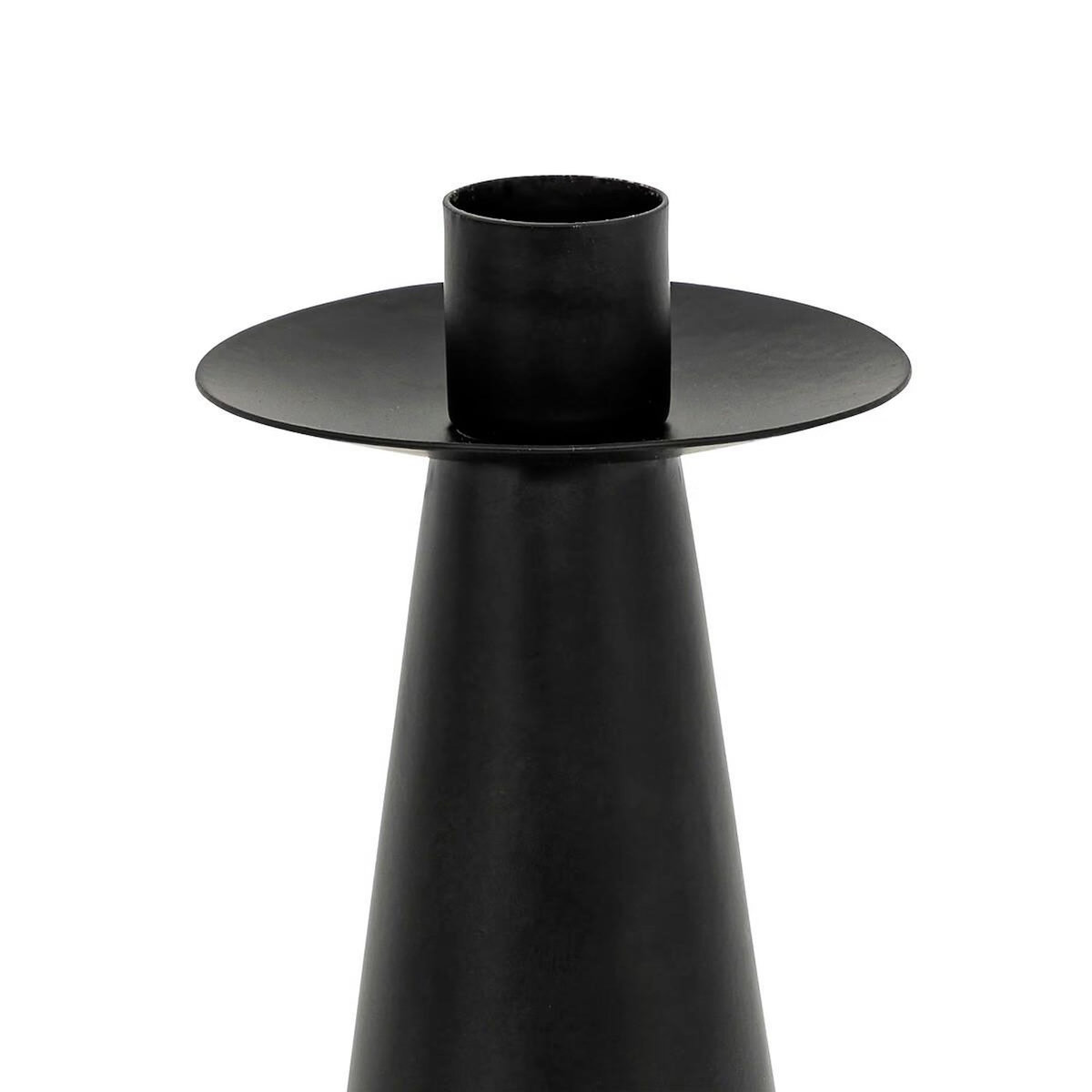 ATMOSPHERA Lot de 2 Bougeoirs en Métal  Automne  24cm Noir