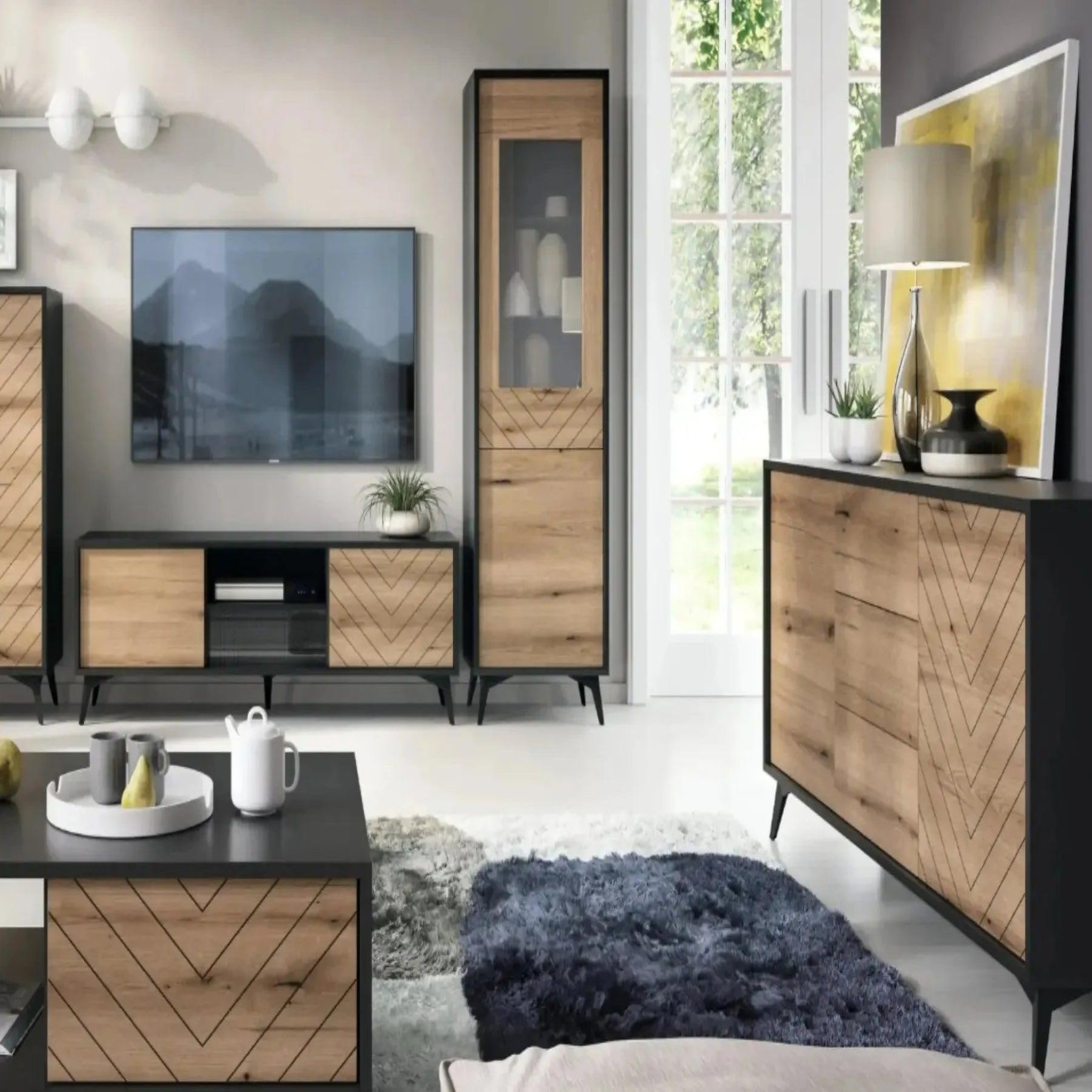 Voir la diapositive 2 : CASANOVA PARIS ALICE - Buffet en bois 104cm Marron