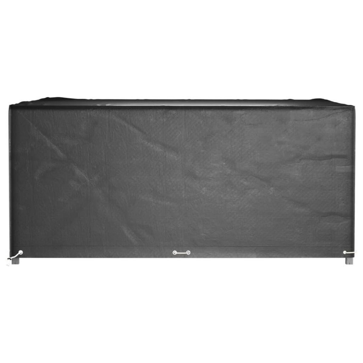 VIDAXL Housses de salon de jardin 2 pcs 16 œillets 205x205x90 cm carre