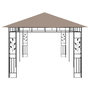 Voir la diapositive 4 : VIDAXL Belvedere avec moustiquaire 6x3x2,73 m Taupe 180 g/m^2