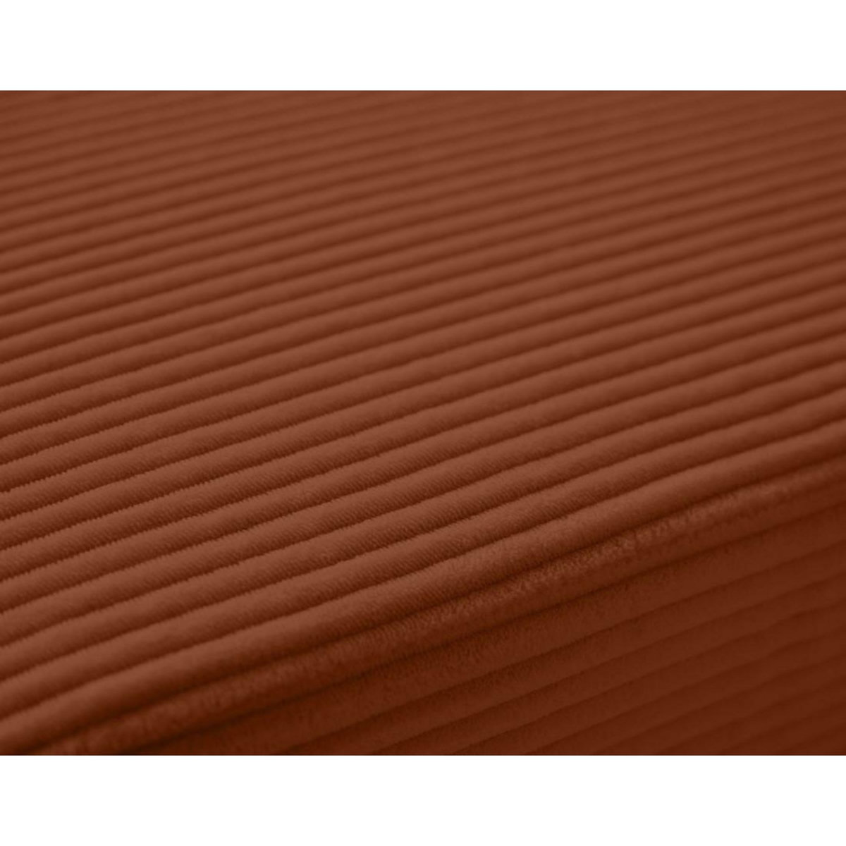 LISA DESIGN Vermont - canapé panoramique d'angle gauche - 7 places - en velours côtelé