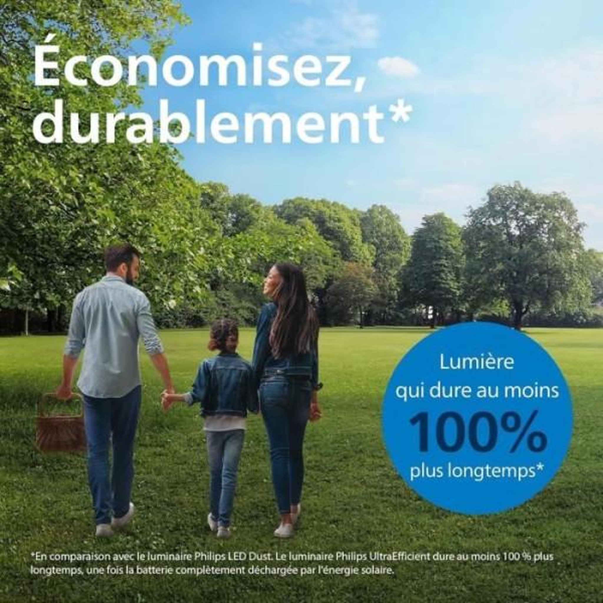 Voir la diapositive 4 : Philips Borne avec recharge solaire PHILIPS TYLA classe énergétique A, détecteur de mouvement, jusqu'a 250 lm, IP44 - Anthracite