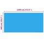 Voir la diapositive 4 : VIDAXL Couverture de piscine rectangulaire 1200x600 cm PE Bleu
