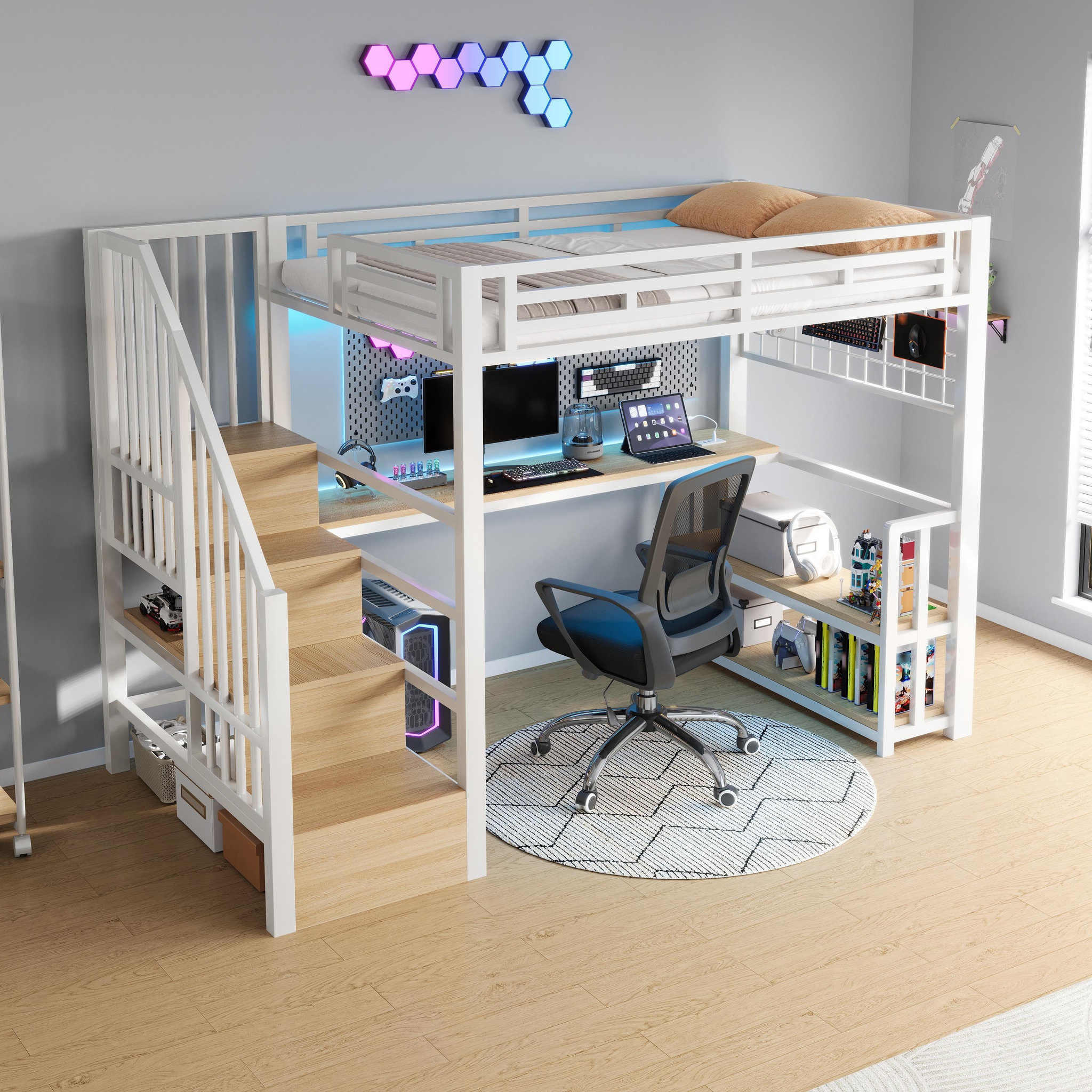 Voir la diapositive 5 : MERAX Lit mezzanine