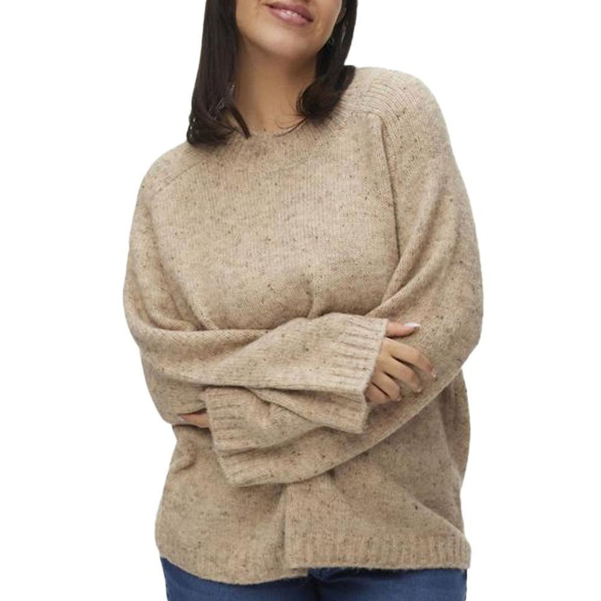 Vero Moda Pull en Maille  Femme Vero Moda Curve Cingrid