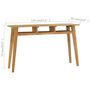 Voir la diapositive 6 : VIDAXL Table console 120x35x75 cm Bois de teck massif