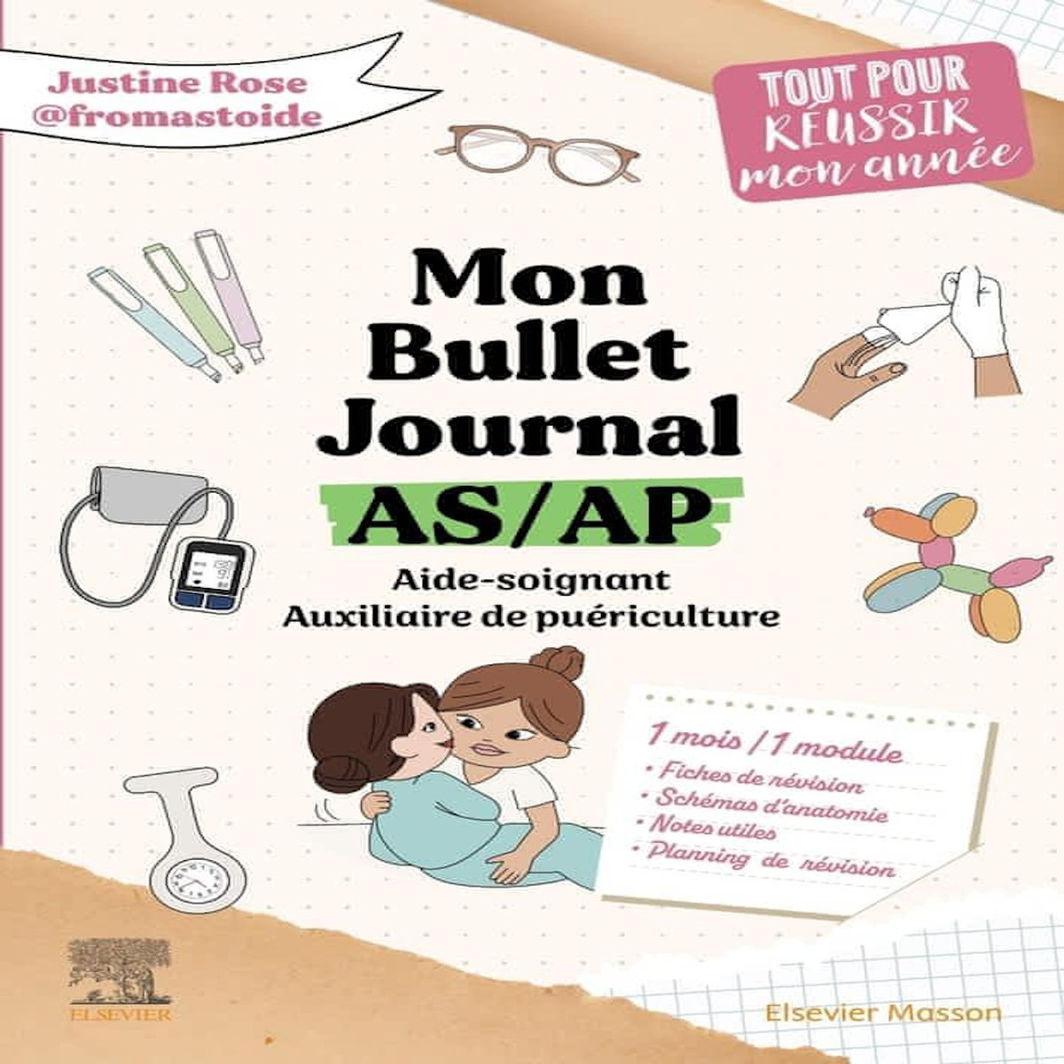 MON BULLET JOURNAL AS/AP ! TOUT POUR REUSSIR MON ANNEE, Rose Justine