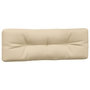 Voir la diapositive 5 : VIDAXL Coussins de palette lot de 2 beige tissu