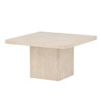 Paris Prix Table Basse Effet Travertin  Qvart  80cm Beige