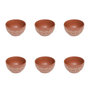 Voir la diapositive 1 : SECRET DE GOURMET Lot de 6 Coupelles en Céramique  Inès  12cm Terracotta