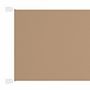 Voir la diapositive 2 : VIDAXL Auvent vertical Taupe 60x1200 cm Tissu oxford
