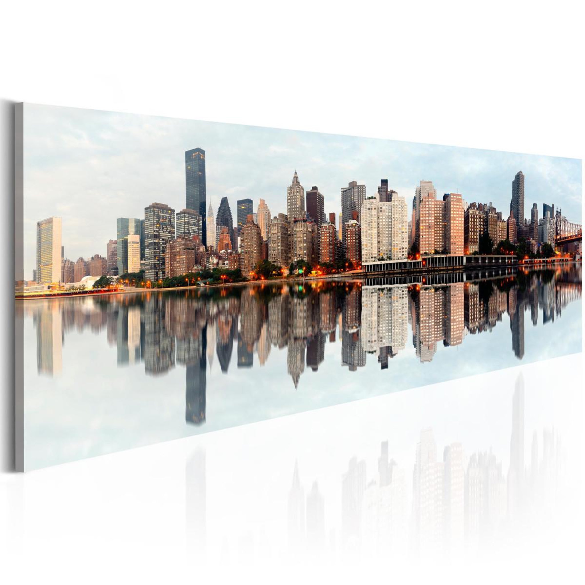 Paris Prix Tableau imprimé  morning manhattan. Coloris disponibles : Multicolore