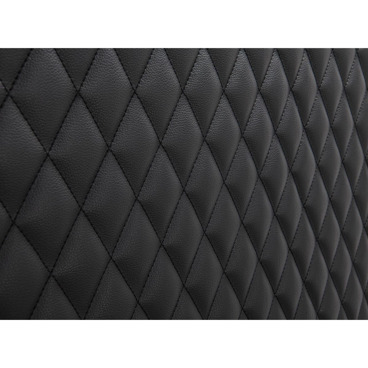 Lit simple avec sommier et tête de lit effet matelassé 90x190 cm ALBAN