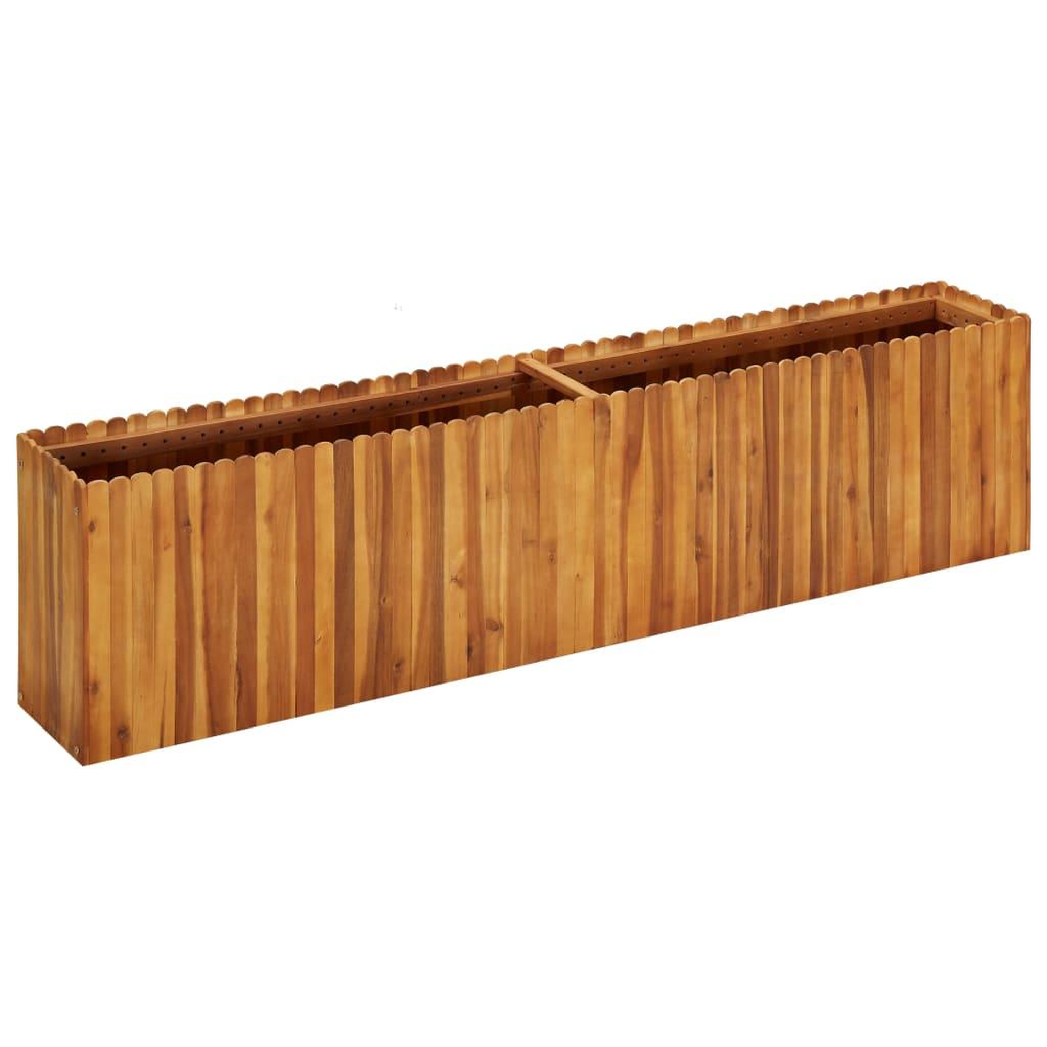 Voir la diapositive 1 : VIDAXL Lit sureleve de jardin 200x30x50 cm Bois massif d'acacia